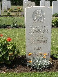 Heliopolis War Cemetery - Ali Adam Ahmed, 